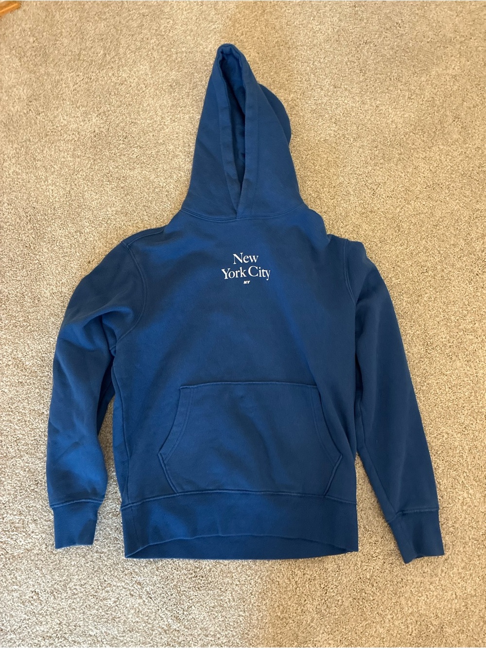 Old Navy Blue 'New York City' Pullover Hoodie